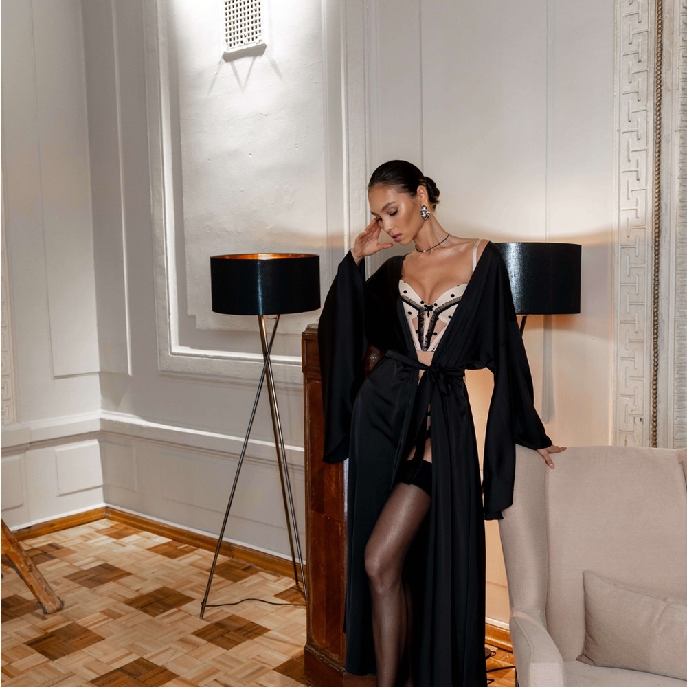 Sophisticated Black Women's Robe